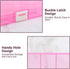 Small Compartment Organizer Case, 4PCS 15-Grid Adjustable Plastic Box with Dividers for Jewelry, Craft, and Hardware