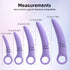 Qaveuny 5 Pack Set,Pelvic Silicone Pelvic Floor Muscle Dilator Trainer Wand Massager for WomenPelvic Floor