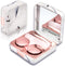Contact Lens Case, Portable Cute Eye Contacts Applicator Remover Tool Kit with Mirror Solution Bottle for Travel Outdoor