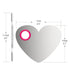 Luxspire Makeup Mixing Palette, Stainless Steel Cosmetics Palette with Spatula for Foundation Cream Mixing, Eyeshadow,