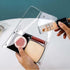Transparent Mini PVC Makeup Bag, Small Clear Cosmetic Organizer Pouch with Snap Closure for Travel