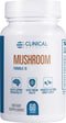 Clinical Effects Mushroom Formula 10, Natural Supplement for Focus, Mood, Brain Booster Support, 60 Veggie Capsules
