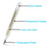 ?&? Clinical Glass Thermometer for Underarm, 2PCS Non-Digital Medical Fever Thermometer by HARIKA LIFE