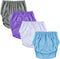 4 Pcs Adult Diaper Cover, Incontinence Leakproof Plastic Diapers, Reusable Diaper Cover,