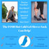 Pack 360 FOMI Hot Cold Full Foot and Ankle Solid Gel Ice | Premium Comfort Degree Cooling Compression Wrap for Plantar
