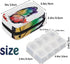 Honeybaby Colorful Butterfly Pill Case Bag Portable Weekly Pill Organizer Travel Pill Organizer Case Bag with Zipper