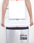 Trash Bags, 2.6 Gallon, 200 Count, Drawstring, Odorless, Extra Thick, White Plastic for Home Office Bathroom Kitchen
