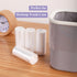 100 Pack Small Garbage Bags, White Odorless Liners for Desktop Trash Cans