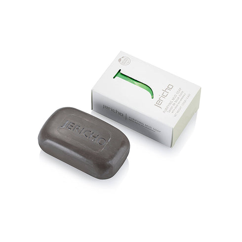 Jericho Dead Sea Mud Soap Bar, Mineral-Rich Cleanser for Oily, Combination, and Acne-Prone Skin