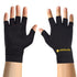 Infused Copper Pair of Compression Gloves, Half Finger for Arthritis, Swelling, Joint and Hand Pain Relief