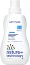 ATTITUDE Liquid Laundry Detergent, EWG Verified, 35 Loads, 35.5 Fl Oz, Vegan and Plant Based, Wildflowers