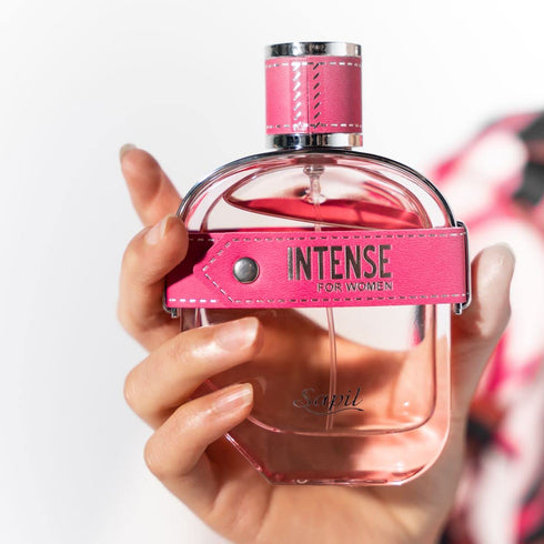 Sapil Perfumes “Intense for Women”, EDP, 3.4 Oz (100 ml), Long Lasting, Fruity Floral Scent from Dubai