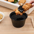 50 Pack 4oz Portion Cups, Disposable Plastic Containers, Tiny Dipping Shot Bowls for Food Serving & Snacks