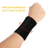 2 Pairs Wrist Compression Sleeve, Comfortable Elastic Hand Band for Carpal Tunnel, Support Wraps for Men Women