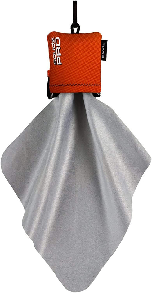 SPUDZ Pro | 10" x 10" Microfiber Cloth Screen & Lens Cleaner with 4ml Bottle