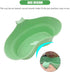 Emesis Basin, Arc Design Bed Mouthwash Cup, Wide Mouth for Oral Care, Plastic Vomit Basin for Elderly Patients