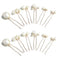 Wedding Pearl Hair Pins, 12PCS U Shaped Hair Accessories for Bridal Women, Gold
