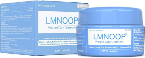 LMNOOP Wound Care Ointment - Fast Healing Wound Cream, Maximum Repair for