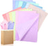 Kolldenn Set 120 20 28 Inch 6 Gift Wrapping Crafts Sheets Multicolor Tissue Paper x and Rolls Satin Ribbon