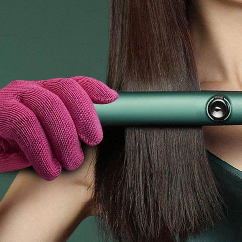 Professional Heat Resistant Gloves for Hair Styling, Heat Proof Protection Gloves for Curling Wand