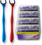 Evolutionary Clean Dental Flossers - Kit of Refills Plus Long Handle (2 Handles + 200 Refills)