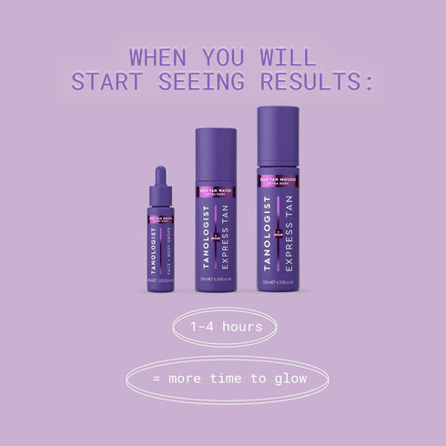 Tanologist Face and Body Self Tan Drops, Extra Dark - Illuminating Bronzing Drops, Natural Ingredients