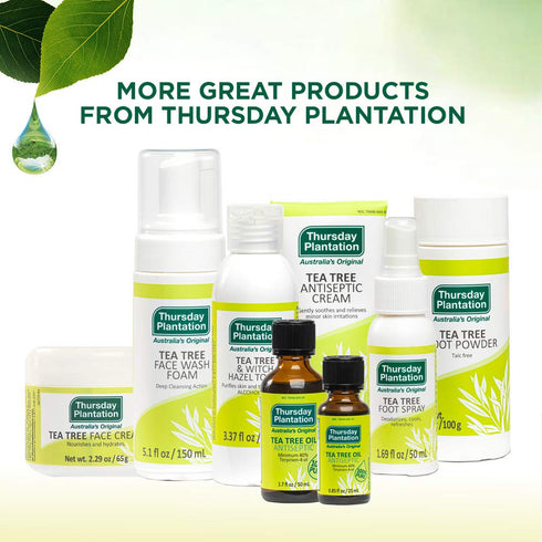 Thursday Plantation Tea Tree Foot Powder, 3.5 Ounces, Helps Prevent Foot Odor and Sweat