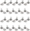 Fielect 50Pcs AA Battery Spring Plate, Positive Negative Conversion Spring Contact