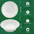 125 Pack 12 oz Paper Bowls, 100% Compostable Disposable Soup Bowls, Eco-Friendly Bagasse Sugarcane Fiber