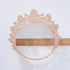 S SNUOY Rose Gold Crowns for Women - Full Round Crystal Queen Tiaras & Pageant Party Costume Headbands
