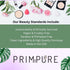 Prim and Pure Mineral Gift Set with Unicorn Mirror, Kids Eyeshadow Makeup Kit, Organic & Natural, Made in USA