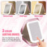 Travel Makeup Bag with LED Light Up Mirror, 3 Color LED Adjustable Brightness Waterproof Cosmetic Bag Train Case Makeup Organizer Bag Portable Makeup Box Jewelry Storage for Women Girls