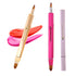 Lip Applicator Brush - 3 Pack Professional Retractable Dustproof Lip Brush for Lipstick and Lip Gloss