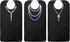 Set 3, 18 34 Inch Kingrol Adult Bibs for Women, Waterproof Clothing Protector with Crumb Catcher, Adjustable, Washable