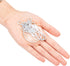 4 Pieces 5.5X Magnifying Glass Necklace, Optical Pendant with Chain for Reading and Jewelry