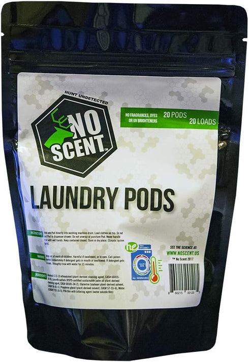 No Scent Laundry Pods, 20 Count