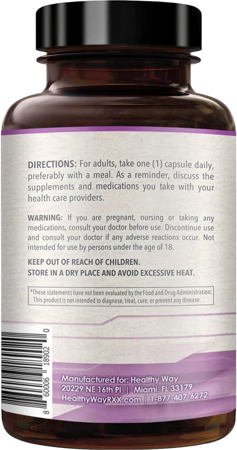 150mg Pterostilbene Supplement - Once Daily Antioxidant for Healthy Aging, Immune, Heart, Skin & Brain Support -