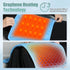 WOOLALA 5 Portable Electric Heating Pads for Back Pain and Cramp Relief Heated Pad with Graphene Heating Technology