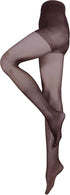 Truform Sheer Compression Pantyhose, Women's Shaping Tights, 8-15 mmHg, 20 Denier, Black, Medium
