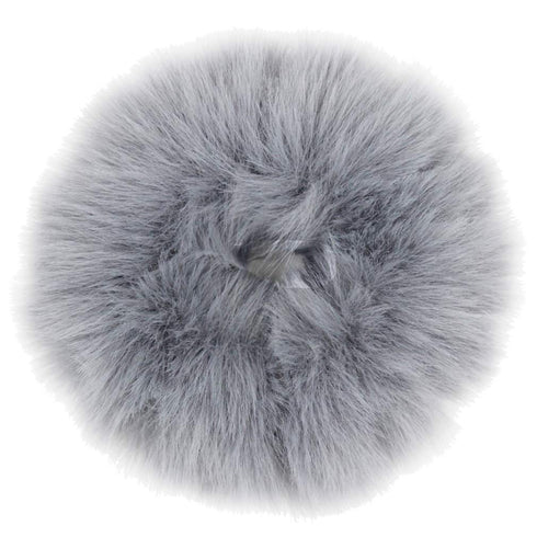 SUSULU Faux Fur Hair Bands Set of 12, Fluffy Scrunchies for Women in 6 Colors, Warm Accessories