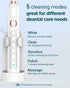 Rtauys M5 Sonic Electric Toothbrush for Adults, Rechargeable with 8 Brush Heads & Travel Case, 120 Days on 3 Hours
