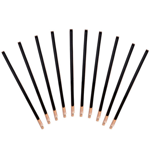 Yishenyishi Pack of 10 Curved Jumbo Bobby Pins, Hair Clips (Black-10pcs)