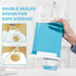 Liquid Laundry Detergent Dispenser, 78 OZ, with 6 Removable Labels for Laundry Soap