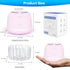 Ultrasonic Retainer Cleaner, Dental Cleaning Pod for Dentures, Mouth Guards, Aligner, Toothbrush Heads, Jewelry, 45kHz