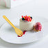 100 Pcs Mini Disposable Plastic Cake Fork, Fork and Spoon Two In One Tableware for Cakes, Desserts, Ice Cream