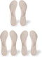CB 3-Pairs Arch Support Insoles, Silicone Gel Invisible Slim Inserts for Arch Pain Relief, 3/4 Length for Women Shoes