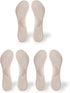 CB 3-Pairs Arch Support Insoles, Silicone Gel Invisible Slim Inserts for Arch Pain Relief, 3/4 Length for Women Shoes