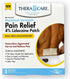 24-911 TheraCare Pain Relief 4% Lidocaine Patch, for External Use Only, Simple Adhesive Application, Odor-Free, Five 3.93" x 5.5" Individually Wrapped Patches, Single Use Only
