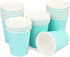 25 Pack 8 oz Disposable Paper Cups, Light Blue Paper Coffee Cups for Hot/Cold Beverages, Suitable for Offices