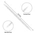 Vaincre 100 PCS Disposable Nail Stick Cuticle Pusher bulk, Nail Care Sticks, Cuticle Manicure and Pedicure Stick for Fingernail, Cleaning Cuticle Stick (Black)